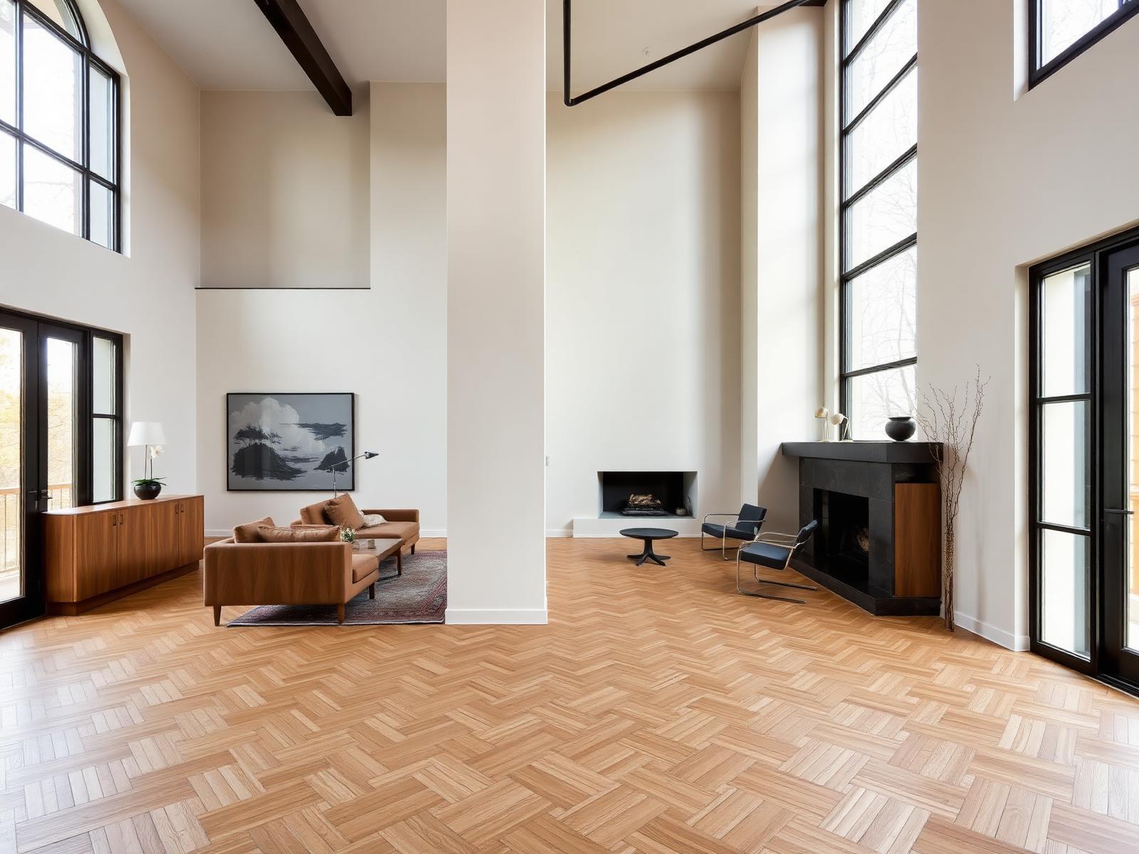 Double-height residence